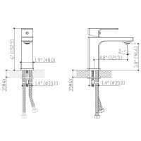Змішувач Corso COMO BF-2A129C (9611000) зображення 6