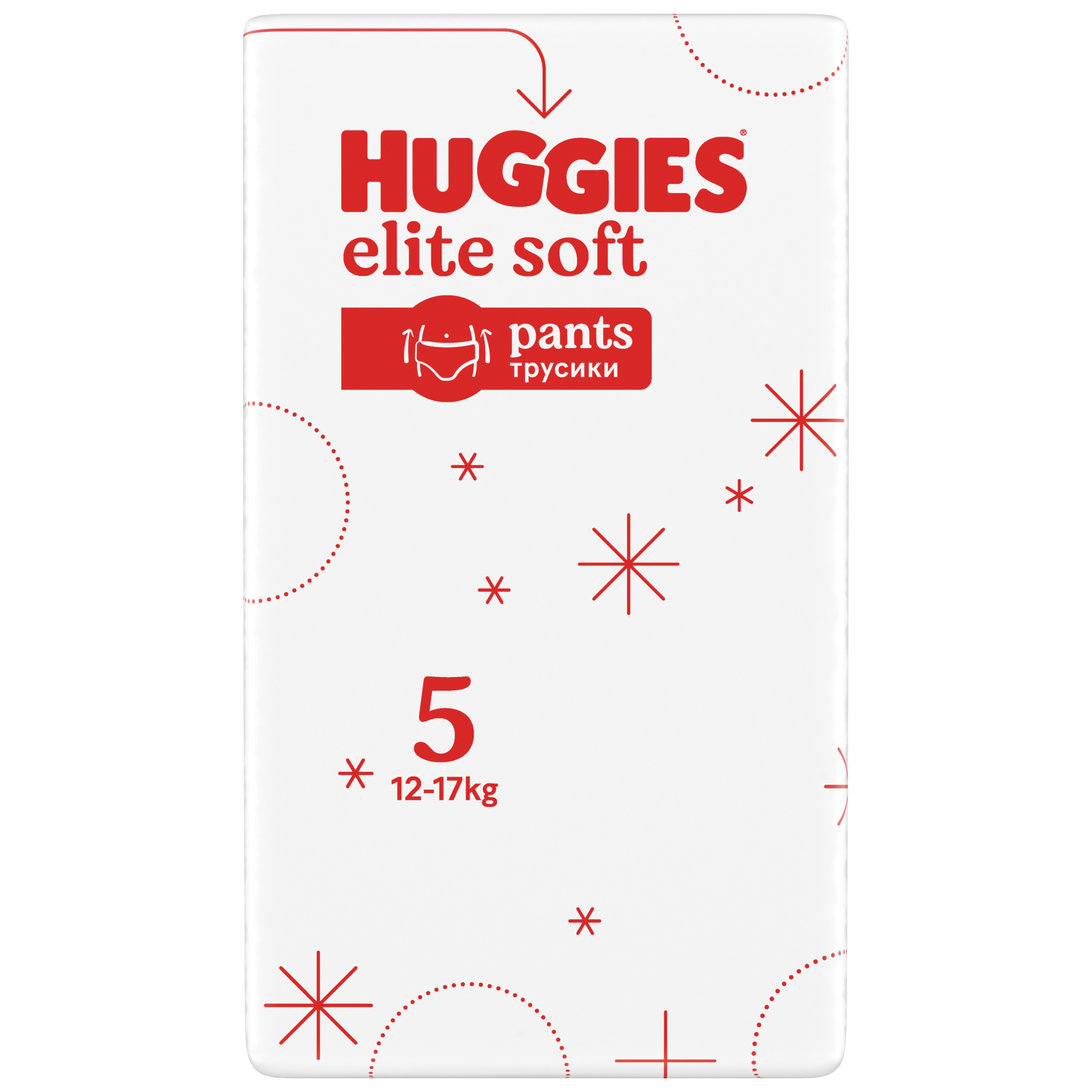 Подгузники Huggies Elite Soft 5 (12-17 кг) Box 68 шт (5029053582467) изображение 3
