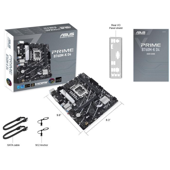 Материнская плата ASUS PRIME B760M-K D4 изображение 5