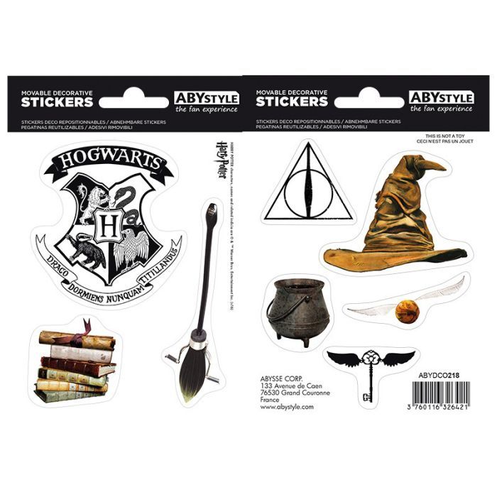 Стикер-наклейка ABYstyle Harry Potter — Magical Objects 16x11 см / 2 листа (ABYDCO412)