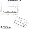 Витяжка кухонна Minola HBI 5327 BL 800 LED зображення 10