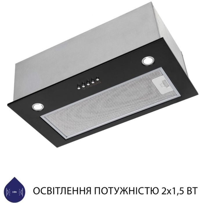 Витяжка кухонна Minola HBI 5327 BL 800 LED зображення 5