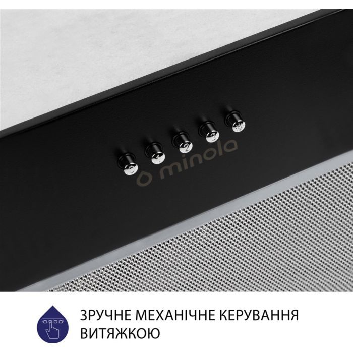 Витяжка кухонна Minola HBI 5327 BL 800 LED зображення 6