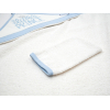 Полотенце для купания Miniworld уголок с рукавичкой (16066-blue) изображение 2