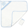 Рушник для купання Miniworld куточок з рукавичкою (16066-blue)