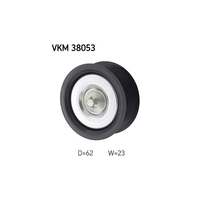 Ролик натягувача ременя SKF VKM 38053 зображення 2