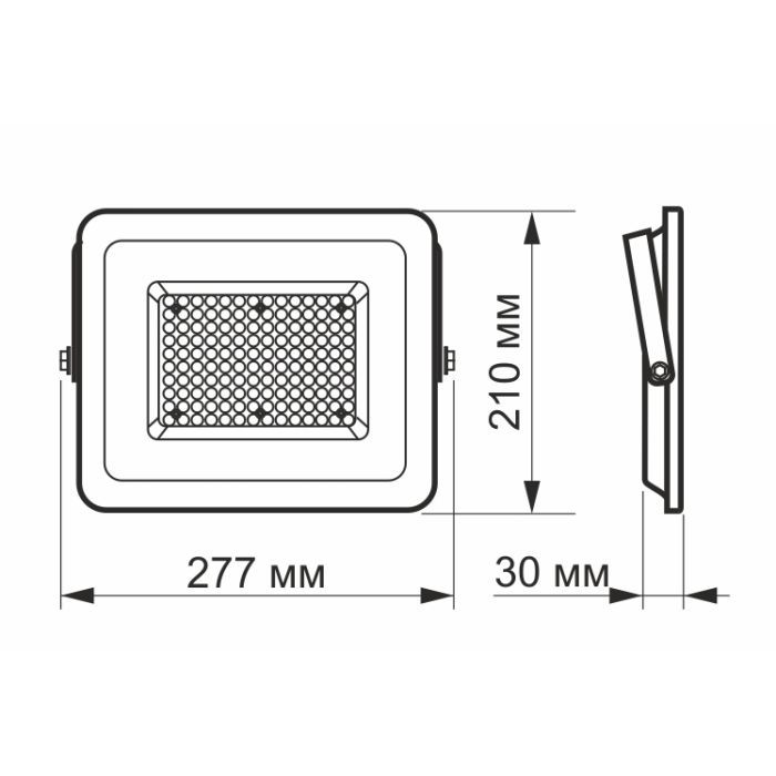 Прожектор Videx LED F2e 100W 5000K (VL-F2e-1005W) изображение 3