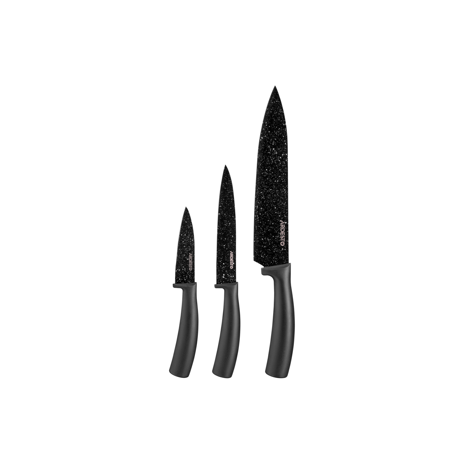 Набір ножів Ardesto Black Mars 3 шт Red (AR2103BR)