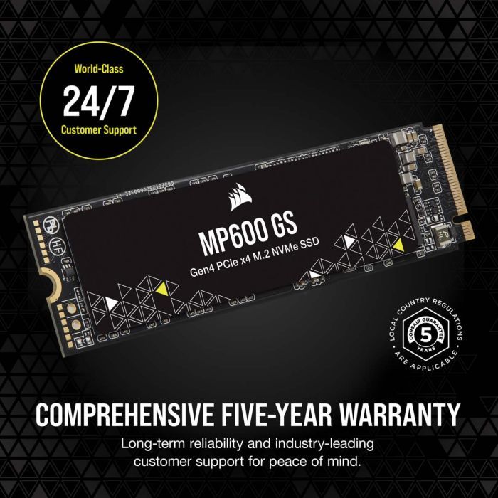Накопитель SSD M.2 2280 1TB MP600GS Corsair (CSSD-F1000GBMP600GS) изображение 12