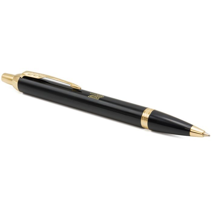 Ручка шариковая Parker IM 17 UKRAINE Black GT BP Трезубец прозрачный (22032_T010y) изображение 3