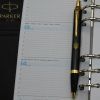Ручка шариковая Parker IM 17 UKRAINE Black GT BP Трезубец прозрачный (22032_T010y) изображение 4