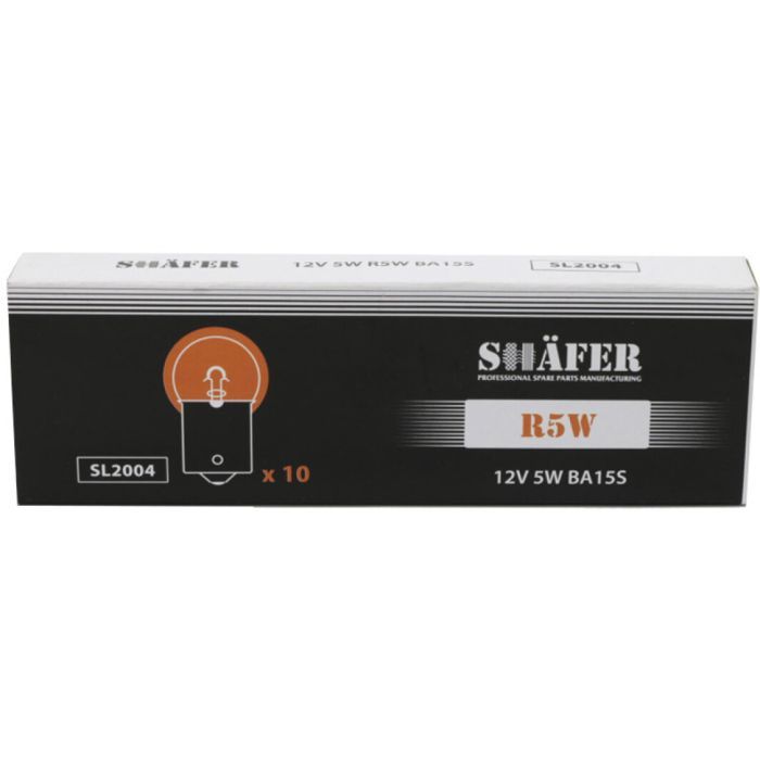 Автолампа SHAFER 12V5WR5WBA15S (SL2004) зображення 2