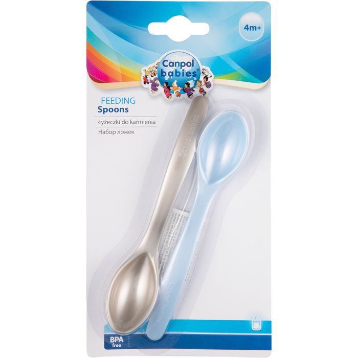 Набір дитячого посуду Canpol babies ложечок 2 шт синій (59/582_blu)