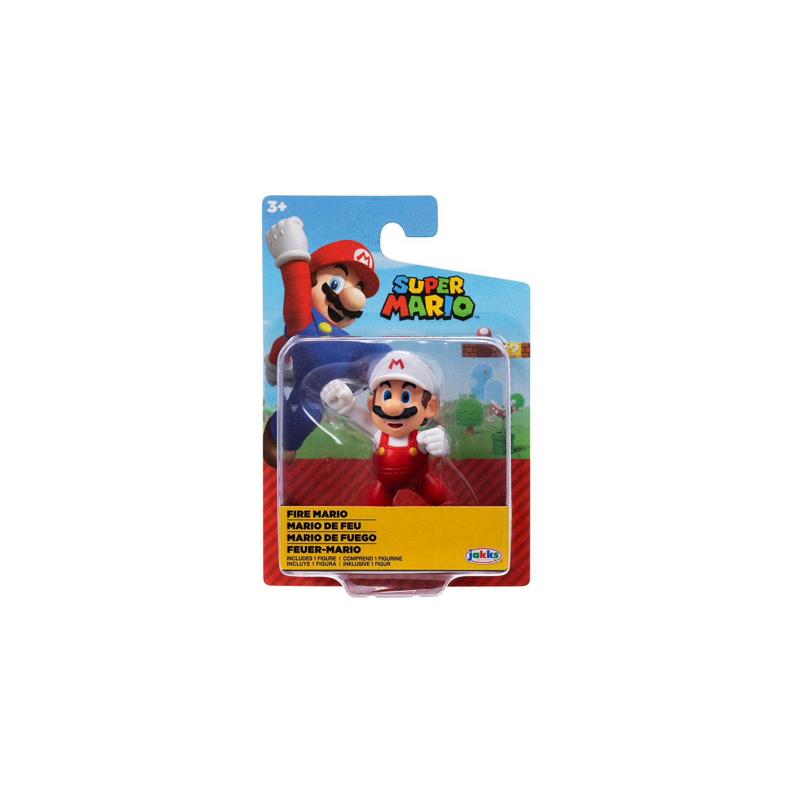 Фігурка Super Mario з артикуляцією - Вогняний Маріо 6 см (78279-RF1-GEN) зображення 2