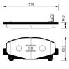 Тормозные колодки HI-Q SP1606