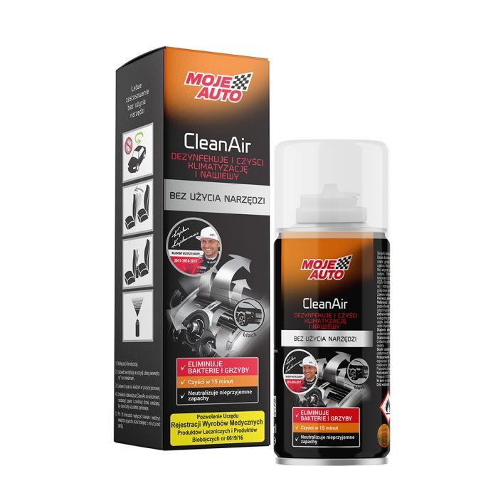 Ароматизатор для автомобиля MOJE AUTO CleanAir Black 150мл (19-595)