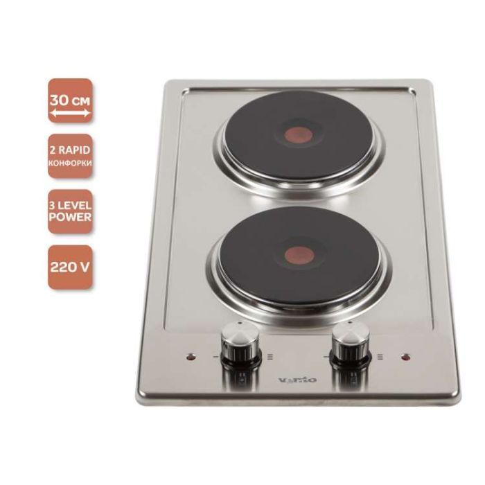 Варочна поверхня Ventolux HE302 (INOX) 3 зображення 5