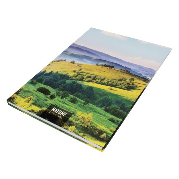Блокнот Optima Nature of Ukraine: пейзаж А4, твердая обкл. 96 листов, клетка (O20378-13) изображение 2