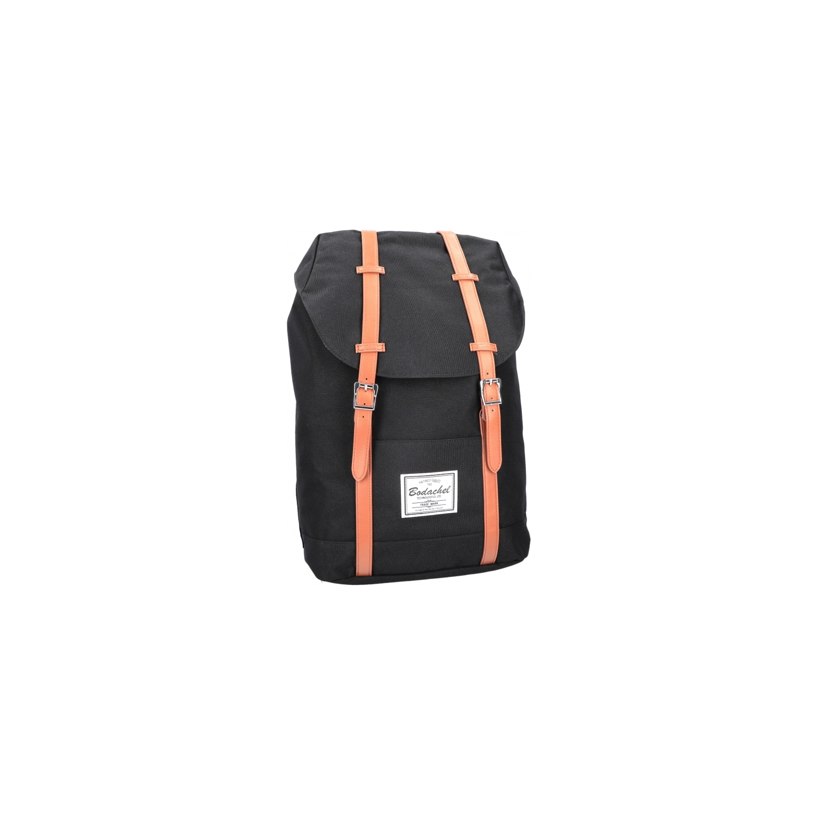 Рюкзак школьный Bodachel 46*16*30 см Черный (BS09-01)