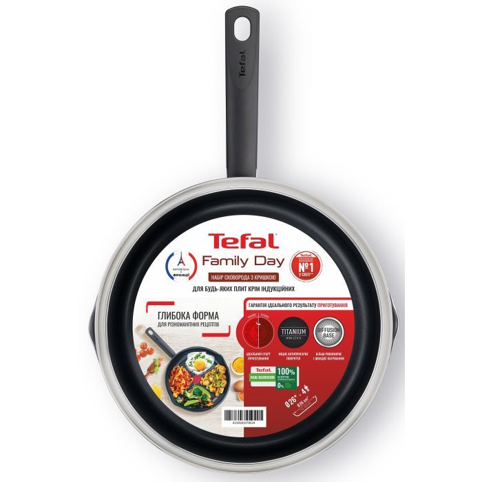 Сковорода Tefal Family Day 26 см (B5660553UA) изображение 6