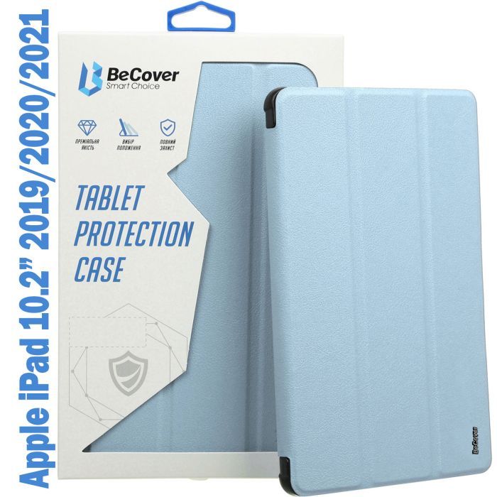 Чохол до планшета BeCover Tri Fold Soft TPU Silicone Apple iPad 10.2 2019/2020/2021 Dark Green (708514)