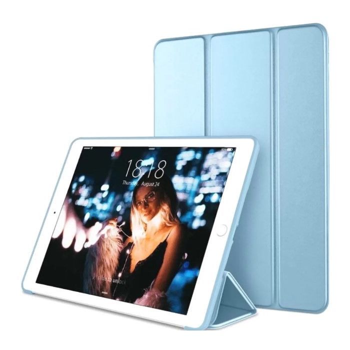 Чохол до планшета BeCover Tri Fold Soft TPU Silicone Apple iPad 10.2 2019/2020/2021 Dark Green (708514) зображення 2