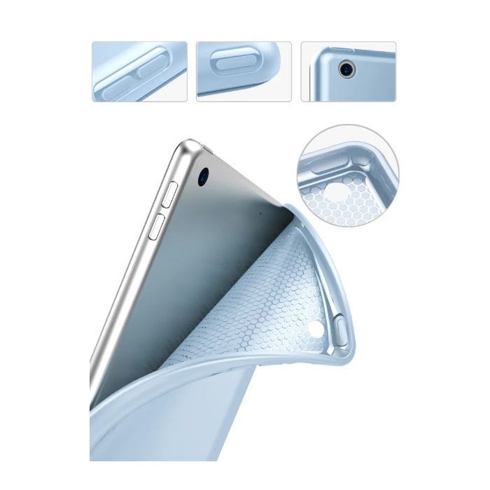 Чохол до планшета BeCover Tri Fold Soft TPU Silicone Apple iPad 10.2 2019/2020/2021 Dark Green (708514) зображення 3