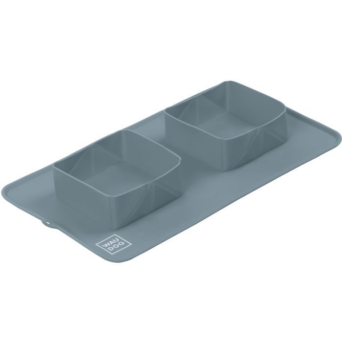 Посуд для собак WAUDOG Silicone Миска складана 385х230х50 мм жовта (50808)
