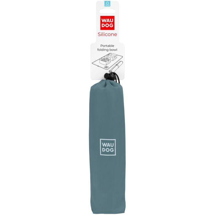 Посуд для собак WAUDOG Silicone Миска складана 385х230х50 мм жовта (50808) зображення 4