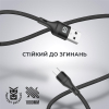 Дата кабель USB 2.0 AM to Micro 5P 1.0m AR77 3A black Armorstandart (ARM64040) зображення 2