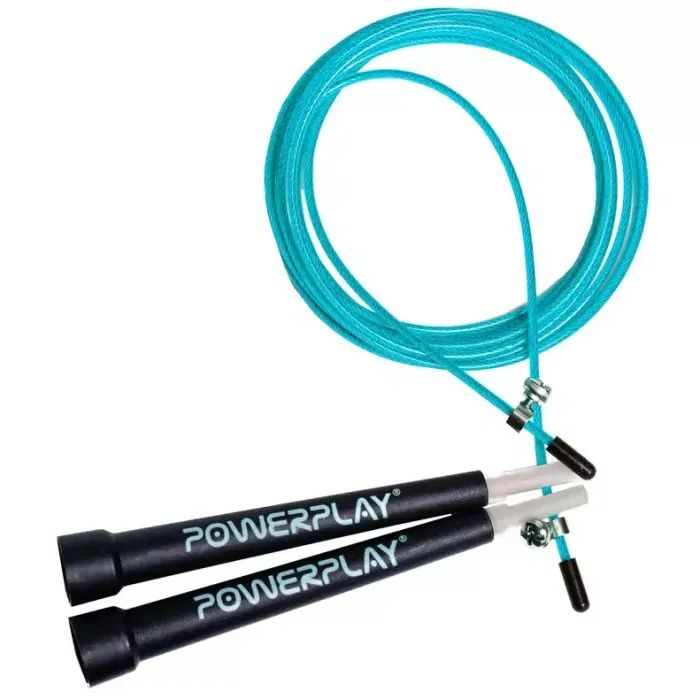 Скакалка PowerPlay 4202 швидкісна Синя (PP_4202_Blue) зображення 2
