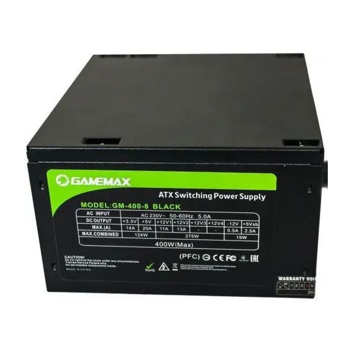 Блок питания Gamemax GM-400-8CM Black