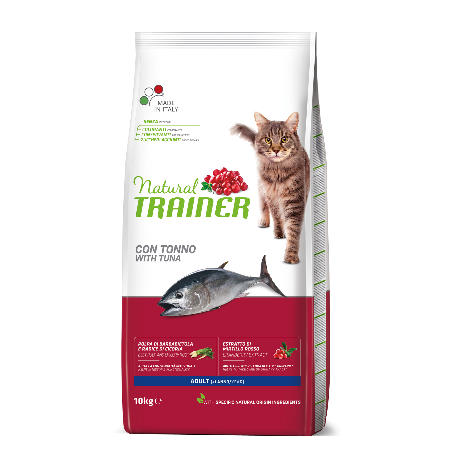 Сухой корм для кошек Trainer Natural Super Premium Adult с тунцем 1.5 кг (8059149029719)