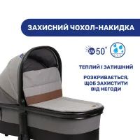 Коляска Chicco 2 в 1 Mysa Светло-серая (87026.31.01) изображение 6