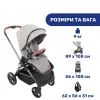 Коляска Chicco 2 в 1 Mysa Светло-серая (87026.31.01) изображение 8