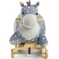 Качалка детская Kinderkraft Лошадка с колесами Gray (5902533908134) изображение 2