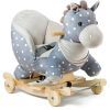 Качалка детская Kinderkraft Лошадка с колесами Gray (5902533908134) изображение 3