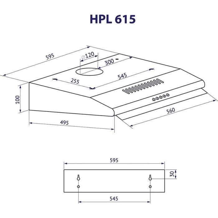Вытяжка кухонная Minola HPL 615 I изображение 11