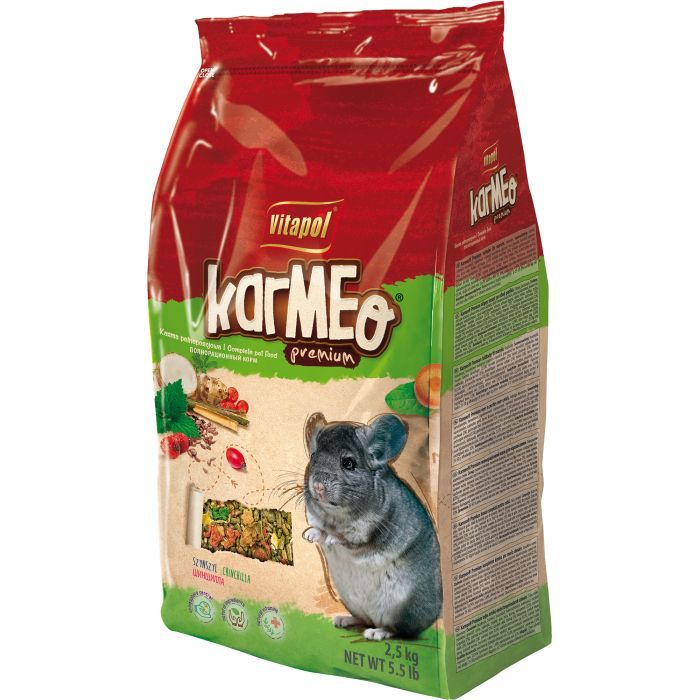 Корм для гризунів Vitapol KARMEO для шиншил 2.5 кг (5904479016683)