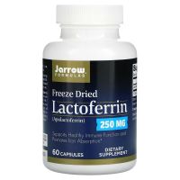 Пробиотики Jarrow Formulas Лактоферрин сублимированный, 250 мг, Lactoferrin, Freeze Dried, 60 ка (JRW-21011)