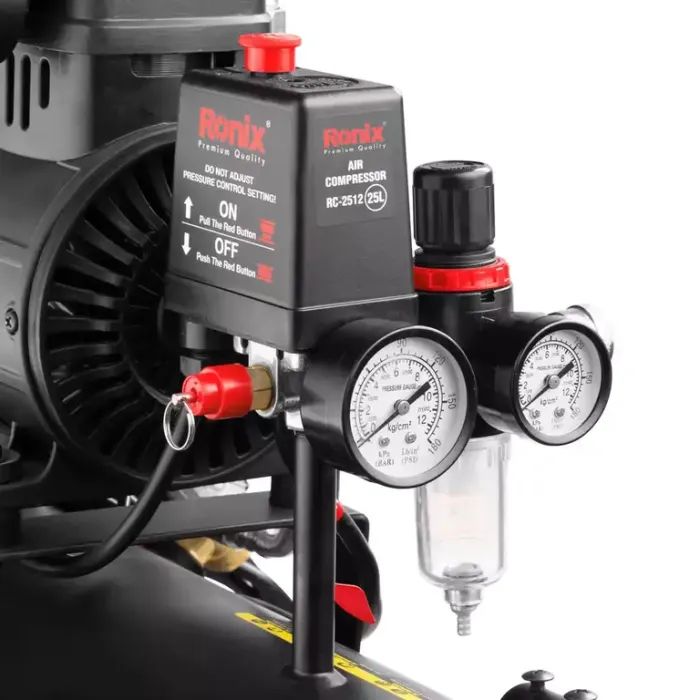Компрессор Ronix 25л, 1380Вт (RC-2512) изображение 4