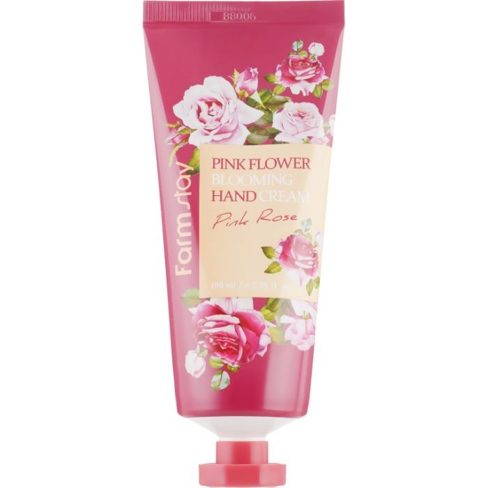 Крем для рук FarmStay Pink Flower Blooming Hand Cream Pink Rose 100 мл (8809338560154) изображение 2