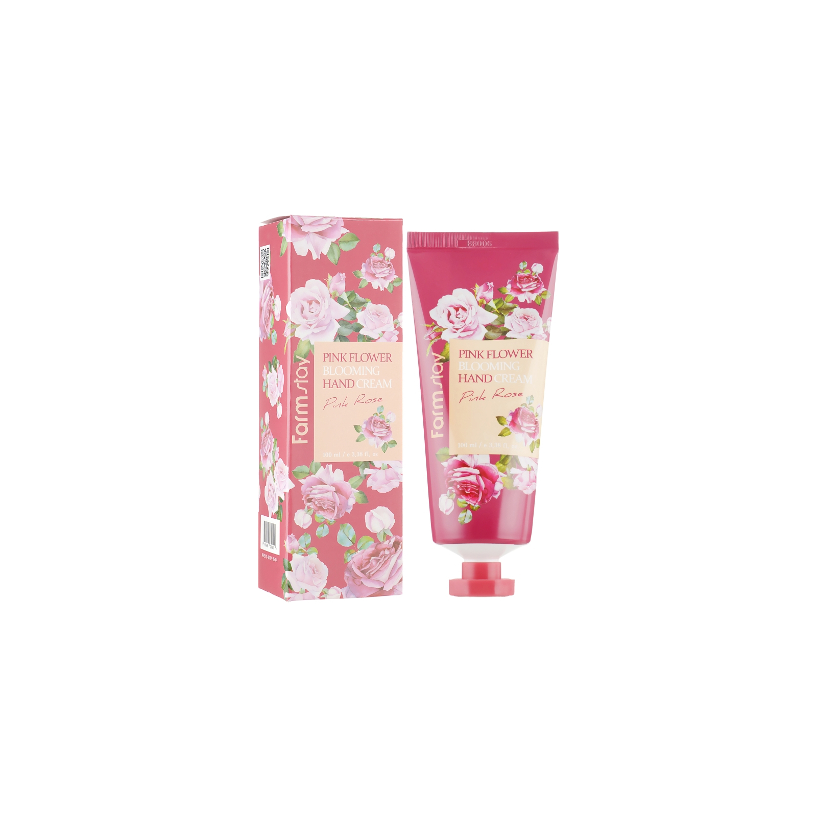 Крем для рук FarmStay Pink Flower Blooming Hand Cream Pink Rose 100 мл (8809338560154)