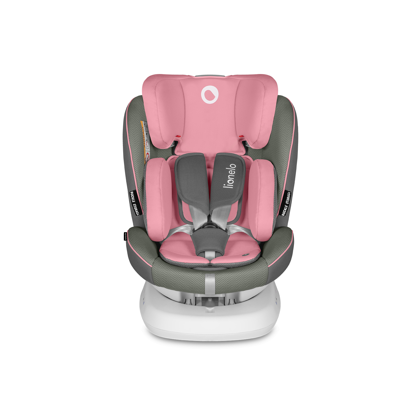 Автокресло Lionelo Bastiaan One 0-36 кг Pink Baby (LO-BASTIAAN ONE PINK BABY) изображение 7