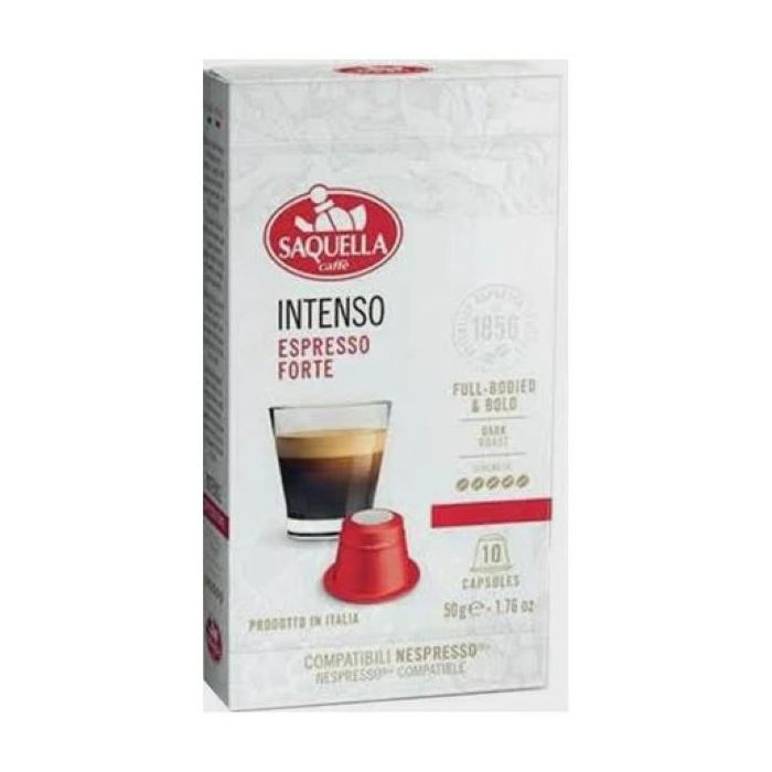 Кофе SAQUELLA Espresso Intenso в капсулах 10 шт (8002650007738)