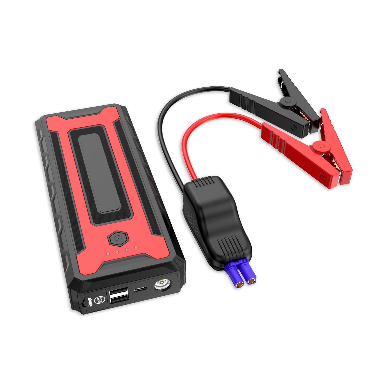 Пуско зарядное устройство Choetech 16000mAh Car Jump Starter, USB-C/UAB-A/QC18W, Flashlight (TC0009) изображение 3