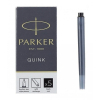 Чорнило для пір'яних ручок Parker Картриджі Quink / 5шт чорний (11 410BK) зображення 2