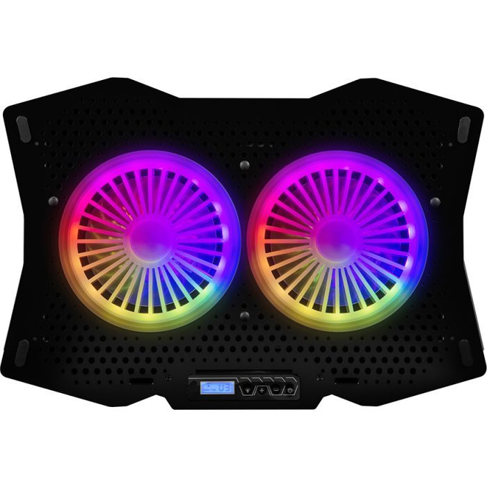 Подставка для ноутбука Modecom SILENT FAN MC-CF18 RGB (PL-MC-CF-18-RGB)
