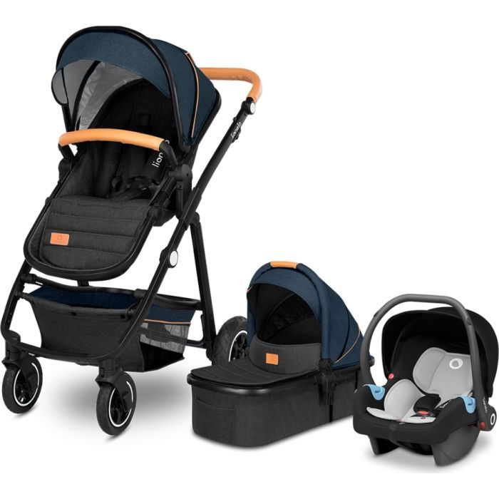 Коляска Lionelo 3 в 1 Amber Grey Graphite (LO-AMBER GREY GRAPHITE (3in1)) изображение 2