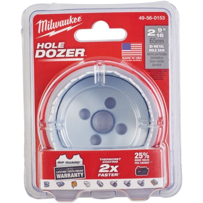 Коронка Milwaukee Bi-Metal 33мм (49560067) изображение 2